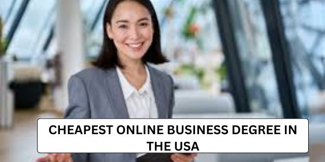 Cheapest Online Business Degree