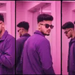Purple Mirror Look